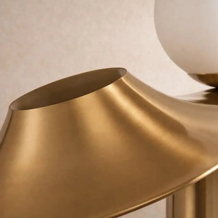 Lampe de Table Vintage - Verre Doré | Mycoris