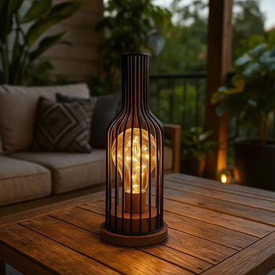 Lampe en Fer Forgé - Courbe Brute | Aeronia - vue 4 | Azeniah