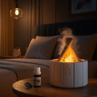 Lampe Humidificateur Flamme - Halo Doux | Pyrénis