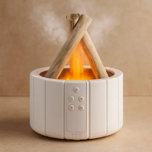 Lampe Humidificateur Flamme - Halo Doux | Pyrénis | Azeniah