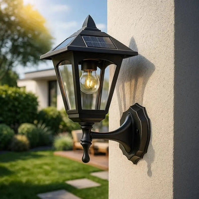 Lampe Murale Solaire Extérieure - Ombre Douce | Solaria - vue 4 | Azeniah