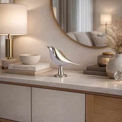Lampe Portable Sans Fil Rechargeable - Oiseau Sculptural | Auriva - vue 5 | Azeniah