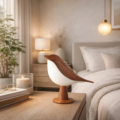 Lampe Portable Sans Fil Rechargeable - Oiseau Sculptural | Auriva - vue 6 | Azeniah