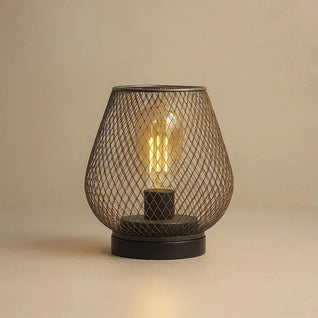Lampe Portable Sans Fil - Trame Dorée | Dorénia