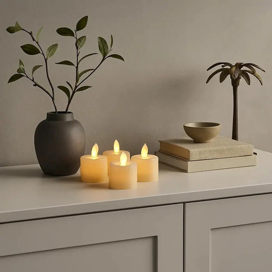 Lampe Rechargeable Bougie - Cire Réaliste | Luminia - vue 3 | Azeniah