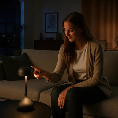 Lampe Sans Fil de Bureau - Courbe Naturelle | Shamuva - vue 7 | Azeniah