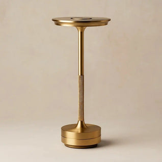 Lampe Sans Fil De Table - Métal Brossé | Orvane