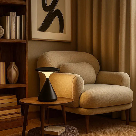 Lampe Sans Fil Pour Table - Forme Sablée | Aleris - vue 6 | Azeniah