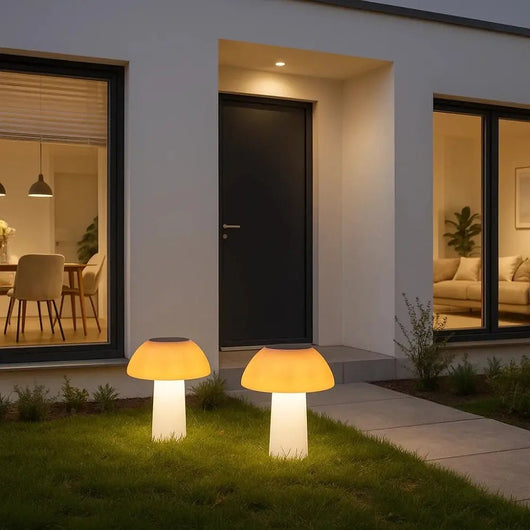 Lampe Solaire Pour Jardin - Ombre Sylvestre | Mycoria - vue 2 | Azeniah