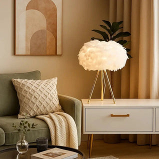 Lampe Table De Nuit - Nuage Doré | Plumenis