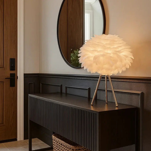 Lampe Table De Nuit - Nuage Doré | Plumenis - vue 4 | Azeniah