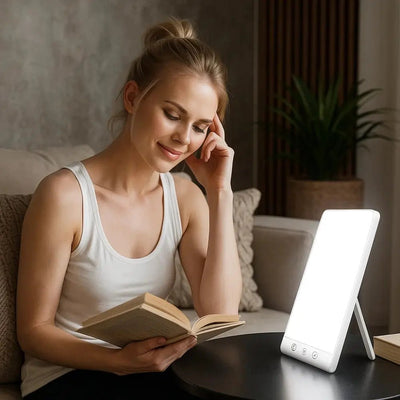 Lampe Thérapie Lumineuse - Flux Naturel | Solara - vue 5 | Azeniah