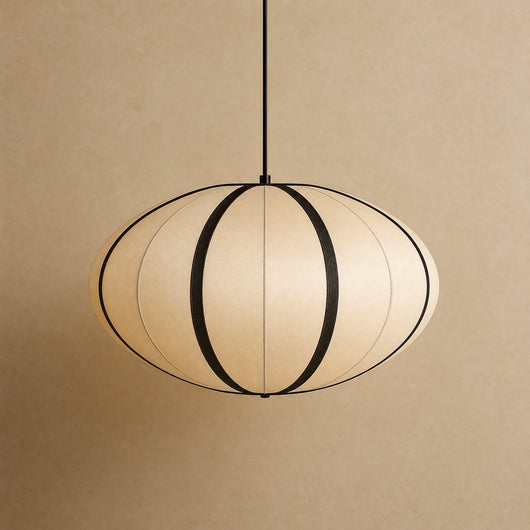 Lampion Japonais Suspension Soie Ø 40 à 80 cm Sétalya - Azeniah