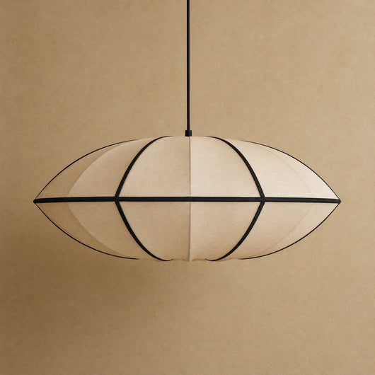 Lampion Japonais Suspension Soie Ø 40 à 80 cm Sétalya - Azeniah