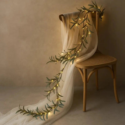 Lumière Guirlande Décorative - Feuillage Doux | Enchalia - vue 2 | Azeniah