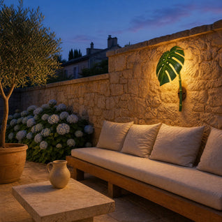 Luminaire Extérieur Design, Feuille de Monstera | Foliana