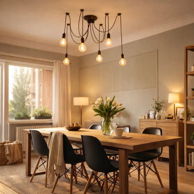 Luminaire Led Suspension - Cadre Industriel | Loctera - vue 4 | Azeniah