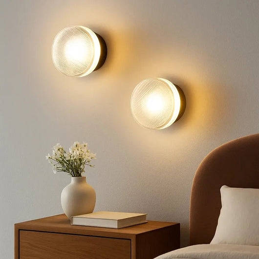 Luminaire Mural en Verre - Cristal Sculpté | Valoria - vue 2 | Azeniah