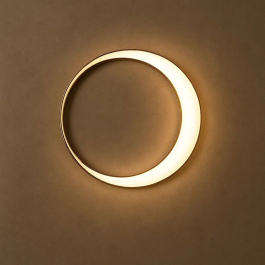 Luminaire Mural Extérieur - Anneau Lunaire | Lumira | Azeniah