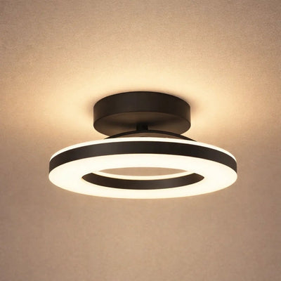 Luminaire Plafond Chambre - Courbe Dorée | Lyseva - vue 4 | Azeniah