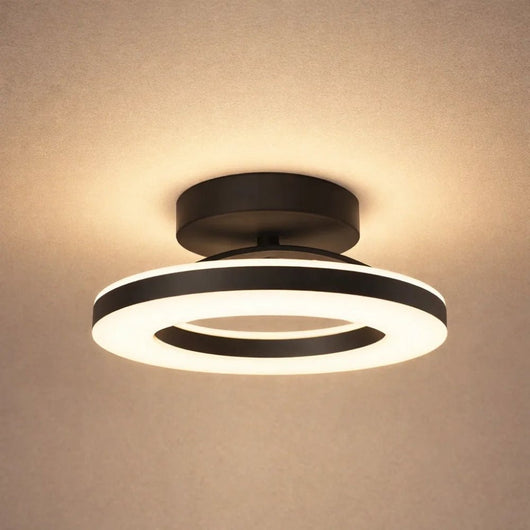 Luminaire Plafond Chambre - Courbe Dorée | Lyseva - vue 4 | Azeniah