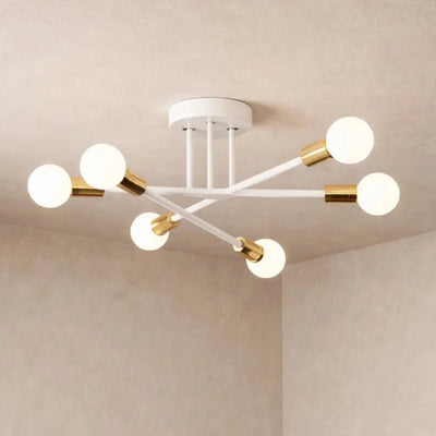 Luminaire Plafond Circulaire - Arc Minéral | Lumina - vue 3 | Azeniah