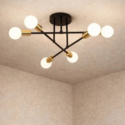 Luminaire Plafond Circulaire - Arc Minéral | Lumina - vue 2 | Azeniah