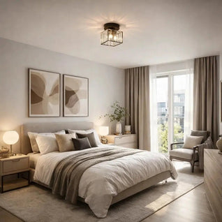 Luminaire Plafond En Verre - Ombre Douce | Lyreva