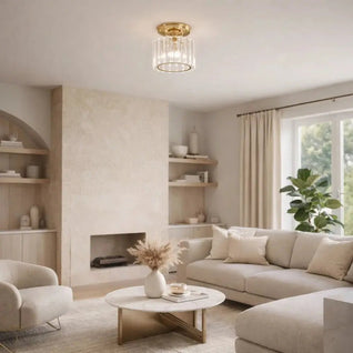 Luminaire Plafond En Verre - Ombre Douce | Lyreva