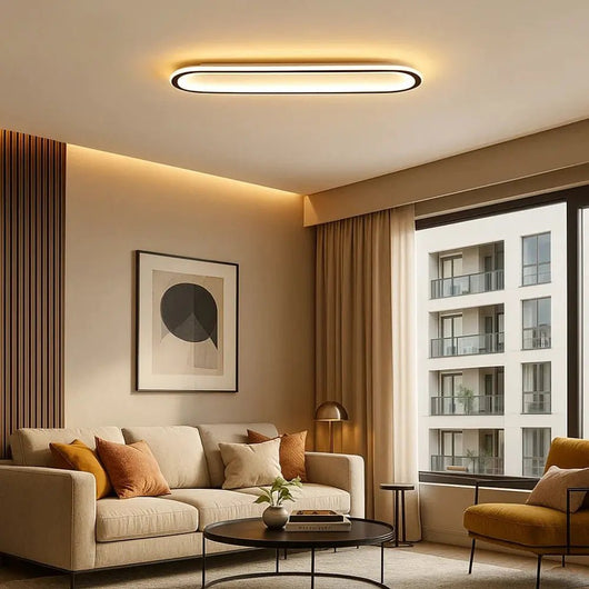 Luminaire Plafond Led - Trait Lumineux | Lymora - vue 5 | Azeniah