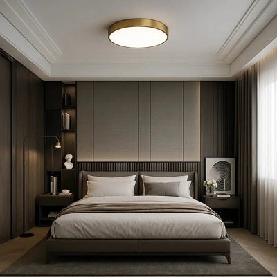 Luminaire Plafond Rond - Cercle Opale | Virona - vue 2 | Azeniah