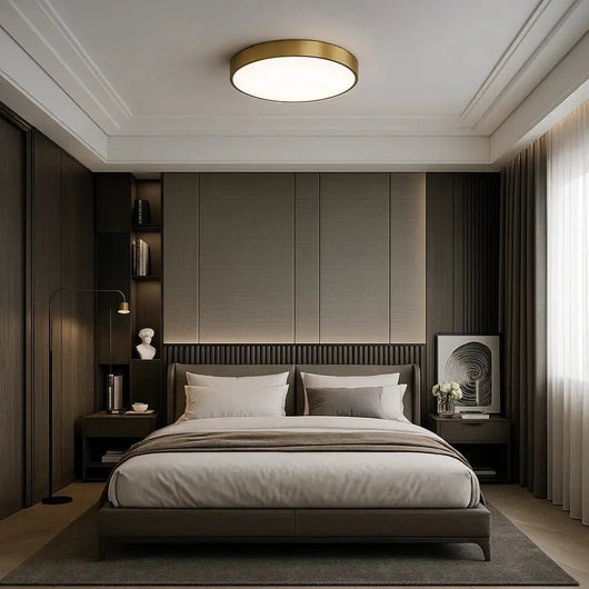 Luminaire Plafond Rond - Cercle Opale | Virona - vue 2 | Azeniah