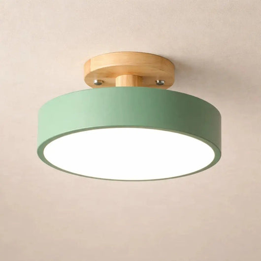 Luminaire Plafonnier Bois - Disque Naturel | Noralia | Azeniah