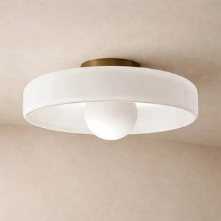 Luminaire Plafonnier LED - Globe Doré | Heliosca