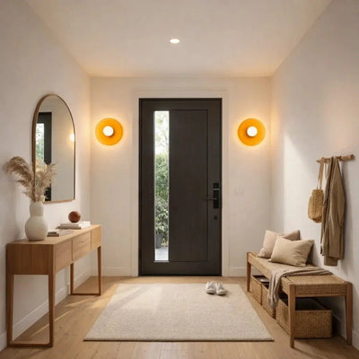 Luminaire Plafonnier LED - Globe Doré | Heliosca - vue 6 | Azeniah
