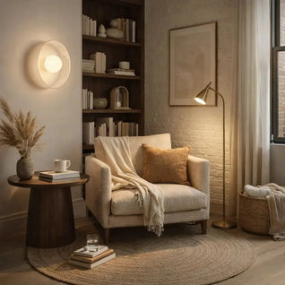 Luminaire Plafonnier LED - Globe Doré | Heliosca