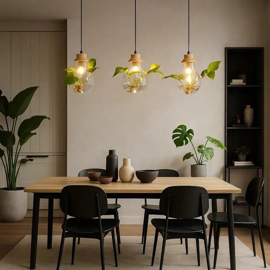 Luminaire Suspendu Lampe - Verre Végétal | Botanya - vue 4 | Azeniah