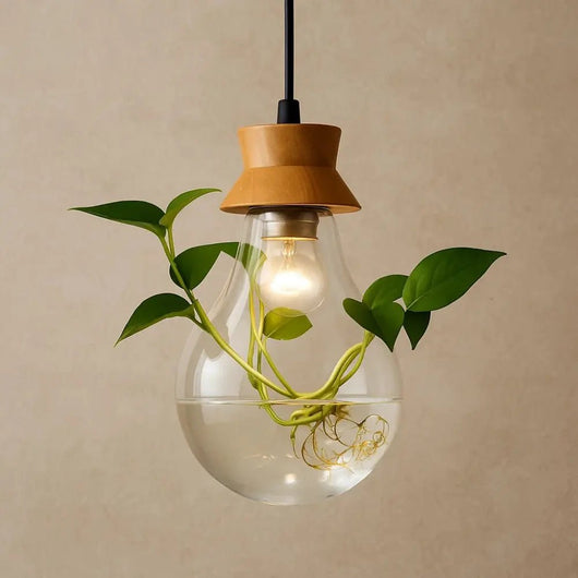 Luminaire Suspendu Lampe - Verre Végétal | Botanya | Azeniah