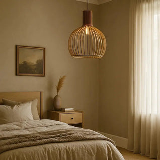 Luminaire Suspension Bois - Fibre Naturelle | Foresta