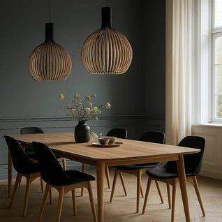 Luminaire Suspension Bois - Fibre Naturelle | Foresta
