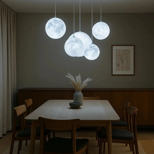 Luminaire Suspension Boule - Globe Céleste | Celestra - vue 4 | Azeniah