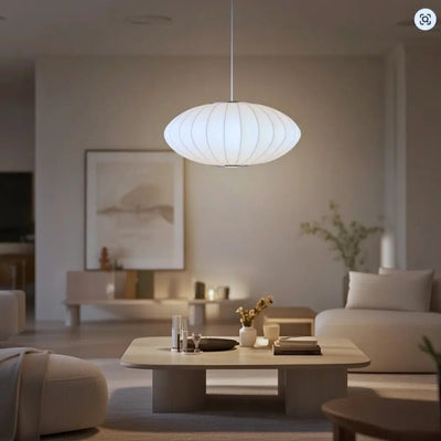 Luminaire Suspension Design - Voile Léger | Solyra - vue 4 | Azeniah