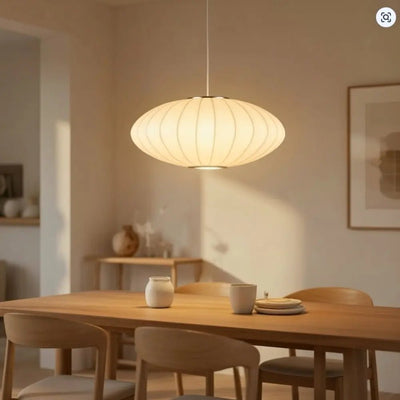Luminaire Suspension Design - Voile Léger | Solyra - vue 2 | Azeniah