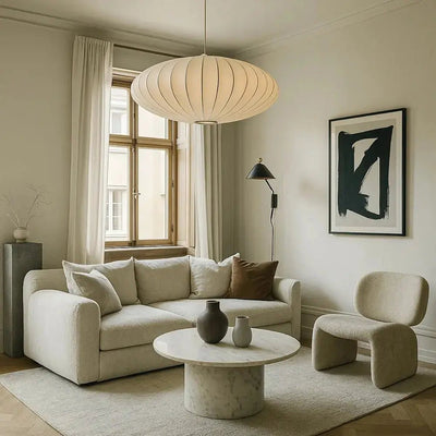 Luminaire Suspension Design - Voile Léger | Solyra - vue 6 | Azeniah