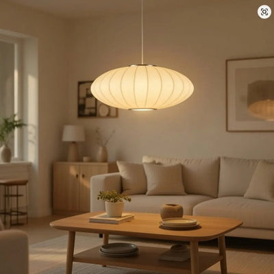 Luminaire Suspension Design - Voile Léger | Solyra - vue 7 | Azeniah