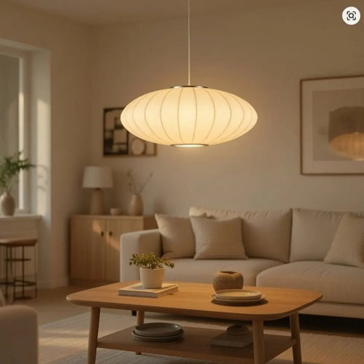 Luminaire Suspension Design - Voile Léger | Solyra - vue 7 | Azeniah