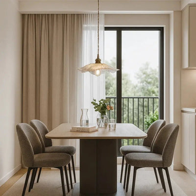 Luminaire Suspension En Verre - Pétale Flottant | Pétalia - vue 3 | Azeniah