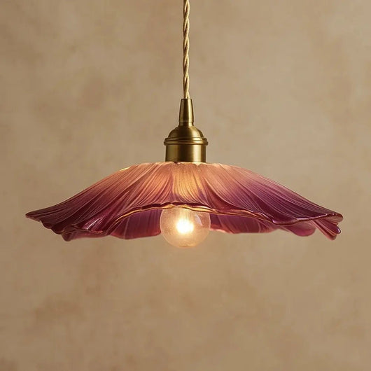 Luminaire Suspension En Verre - Pétale Flottant | Pétalia | Azeniah