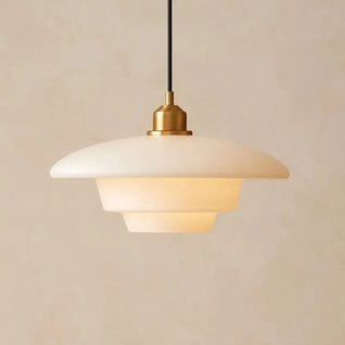 Luminaire Suspension En Verre - Sphère Opale | Korida