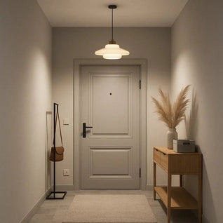 Luminaire Suspension En Verre - Sphère Opale | Korida